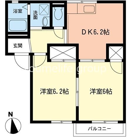 サニーハイツ神戸B 間取り