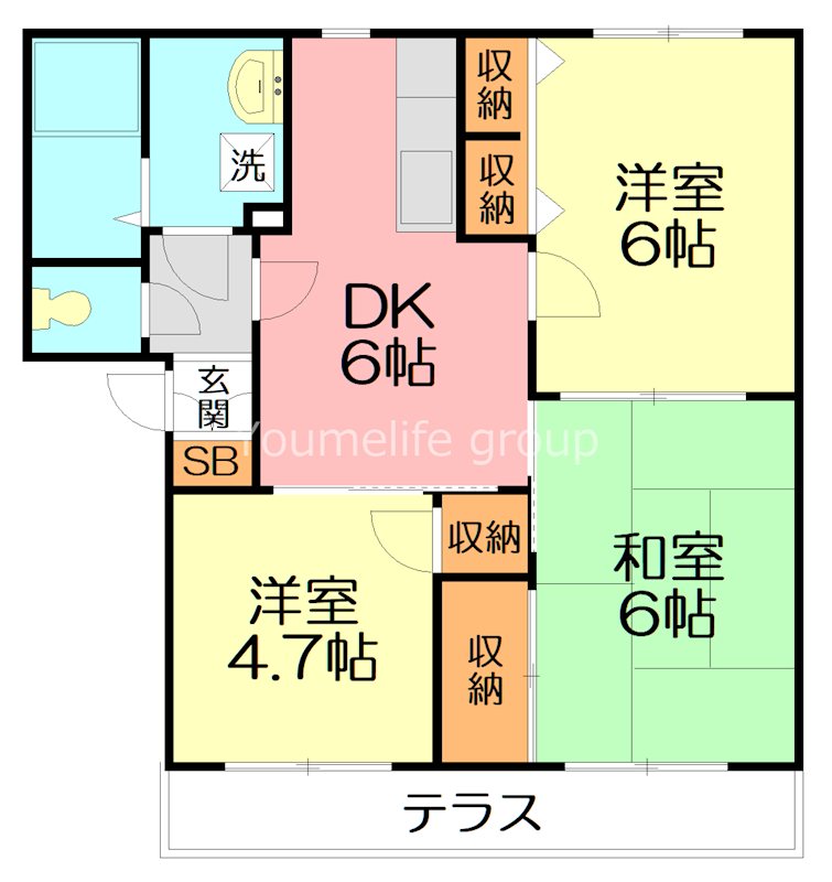 古館ハイツⅡの物件画像2