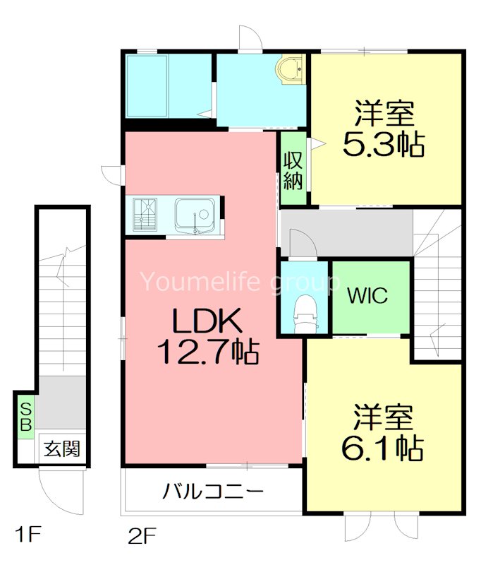 ソレイユ 間取り