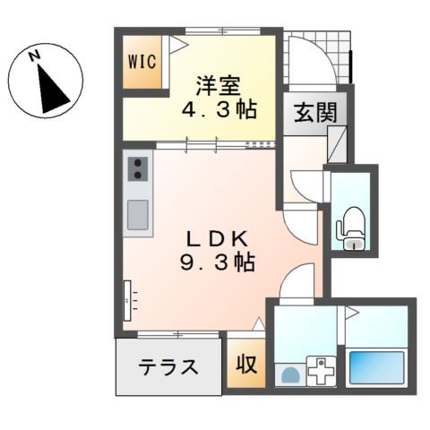 ＡＫ　Ｈｅｉｍ　Ｓｗｅｅｔ　Ｆｌｏｇの物件画像2