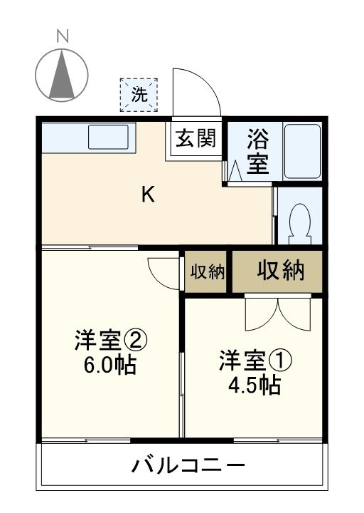 第二長沼ハイツの物件画像2