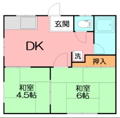 箱山ハイツＡの物件画像2