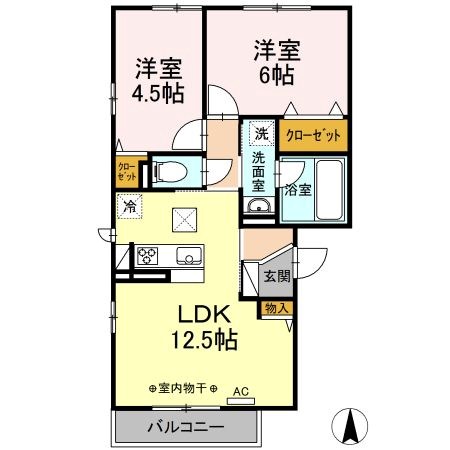 コートミカエルＢの物件画像2