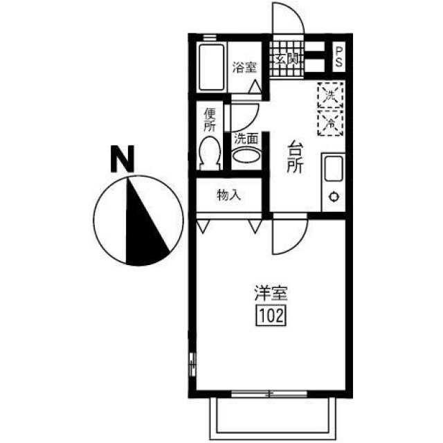ステュディオ２１ 間取り