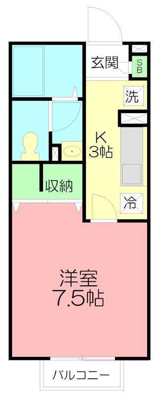 カーサリヴェールⅠ 間取り