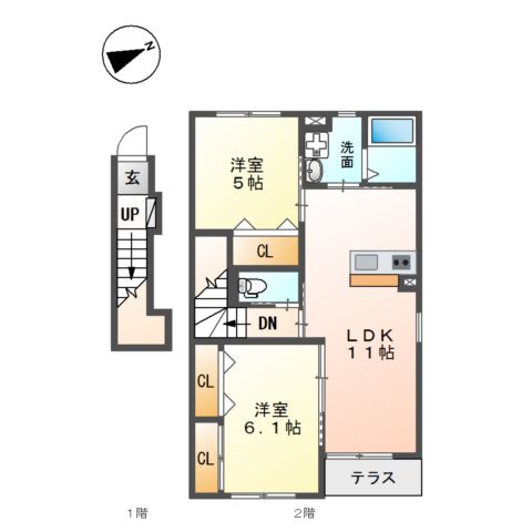 ＳｕｎＧｒａｎｄｅ　Ｂの物件画像2