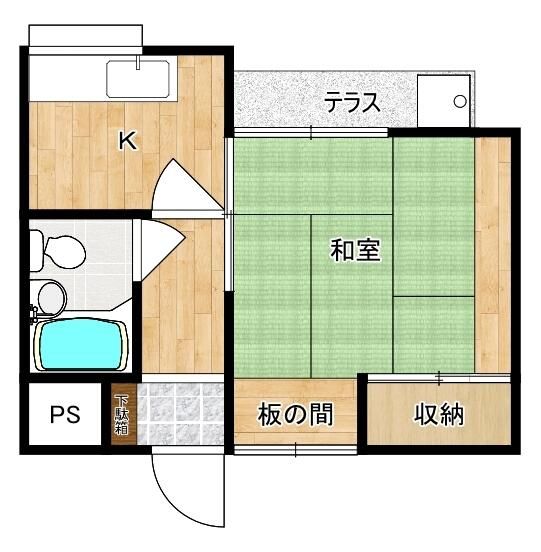 さいわいハイツの物件画像2
