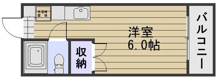ピジョン浜 105号室 間取り