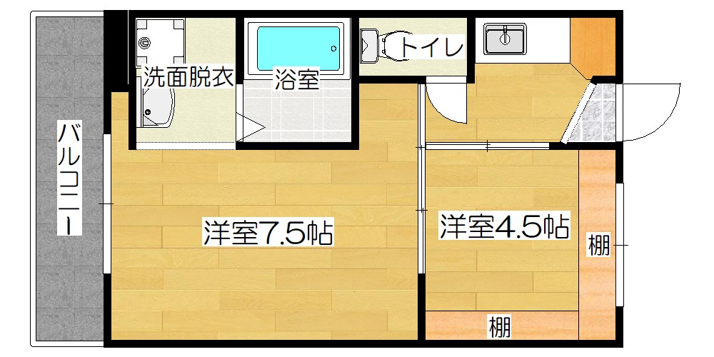 ヴィラナリー相生 間取り図