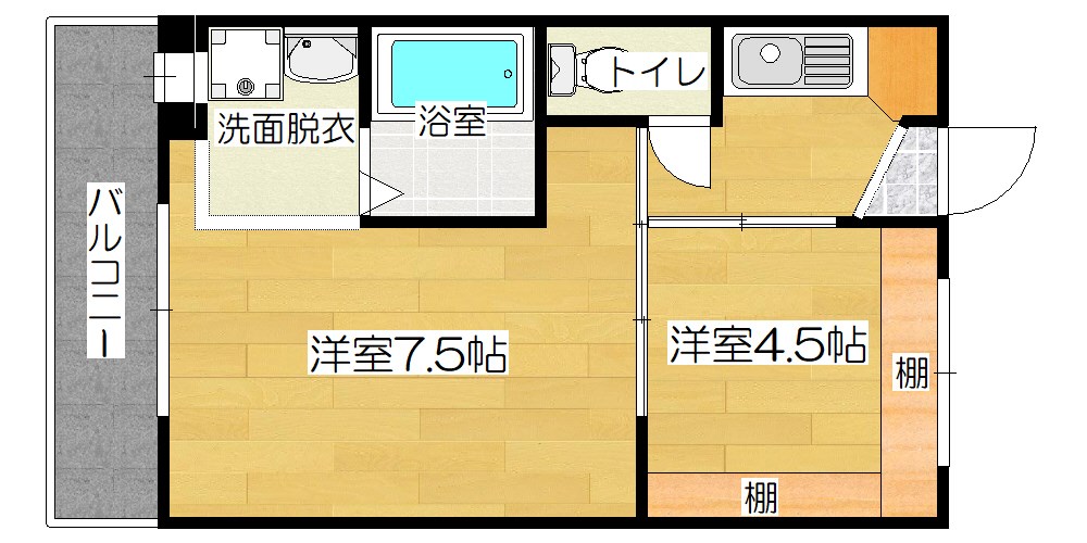 ヴィラナリー相生 間取り図