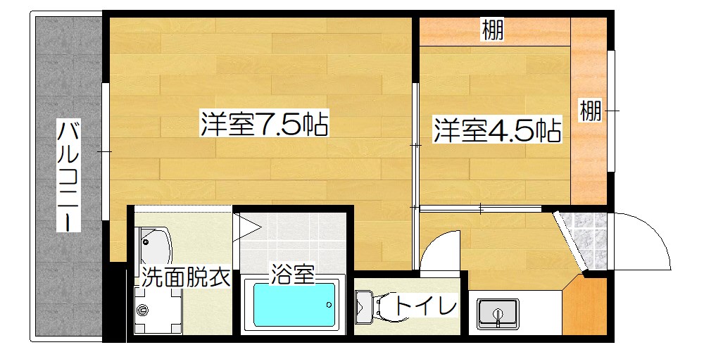 ヴィラナリー備前 間取り図