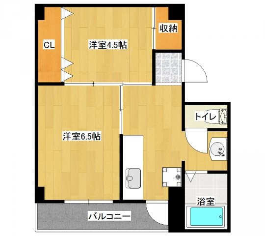 ヴィラナリー豊岡1・2号棟 間取り図