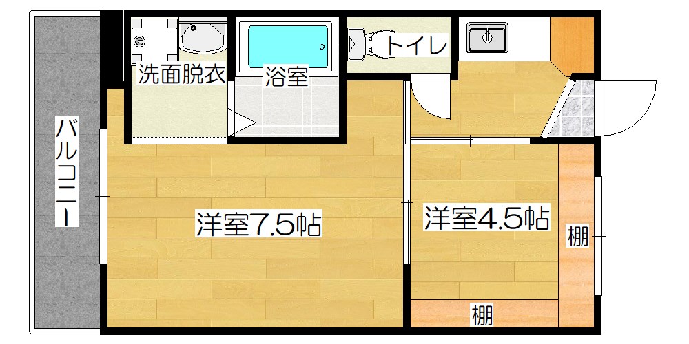 ヴィラナリー備前 間取り図