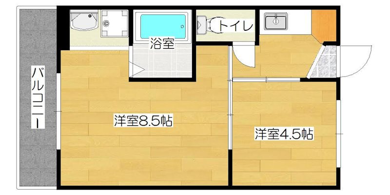 ヴィラナリー切川 間取り図