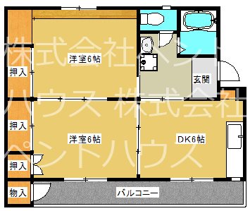 ヴィラナリー伊勢 間取り図