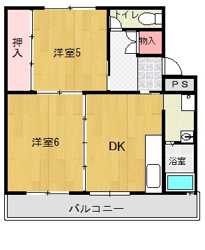 ヴィラナリー五戸1・2棟 間取り図