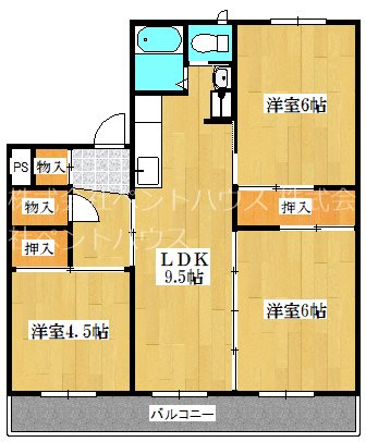 ヴィラナリー芦別 間取り図