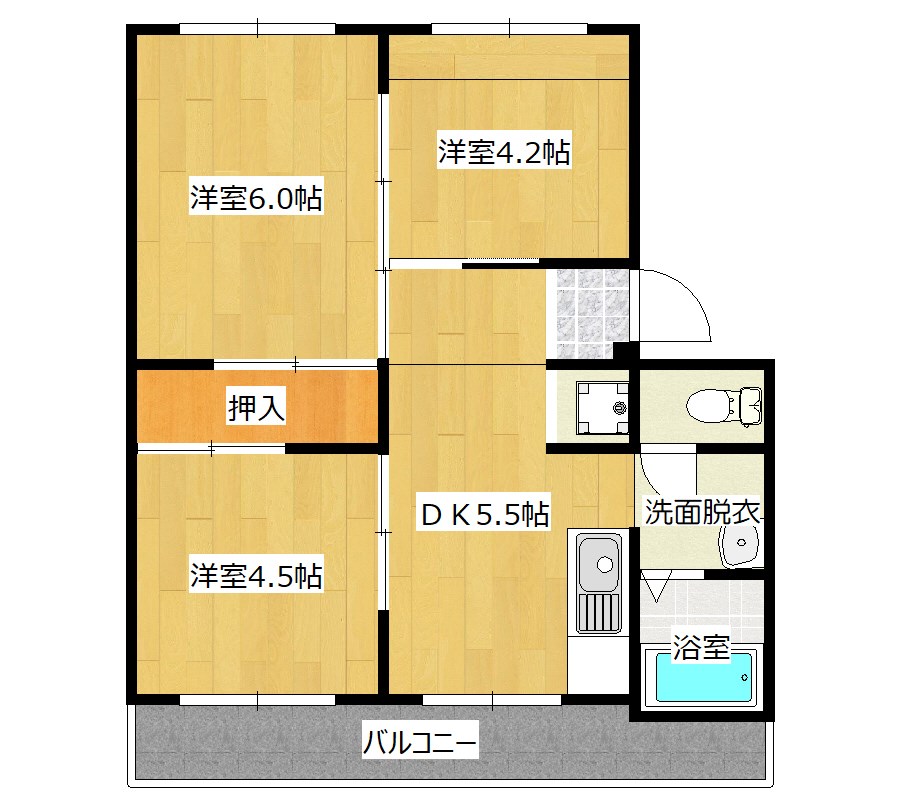 ヴィラナリー佐用 間取り図