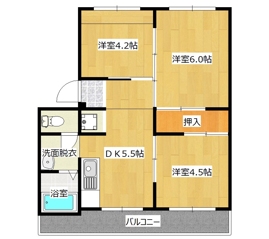 ヴィラナリー佐用 間取り図