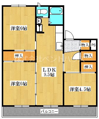 ヴィラナリー芦別 間取り図