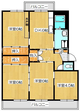 ヴィラナリー三条Ⅱ 間取り図