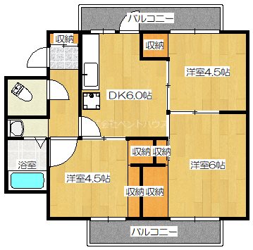 ヴィラナリー元山 間取り図
