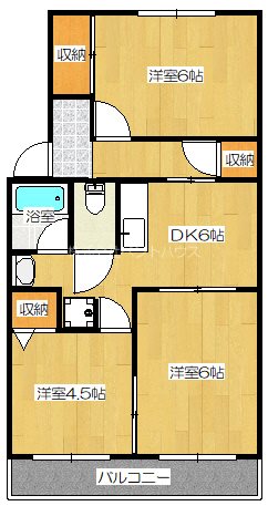 ヴィラナリー袋井 間取り図