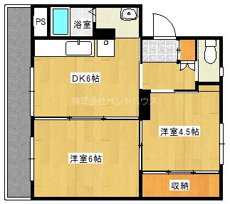 ヴィラナリー建部 間取り図