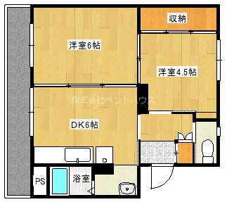 ヴィラナリー建部 間取り図