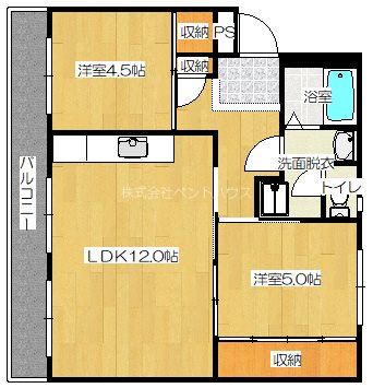 ヴィラナリー屋島 間取り図