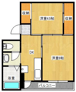 ヴィラナリー築出 間取り図