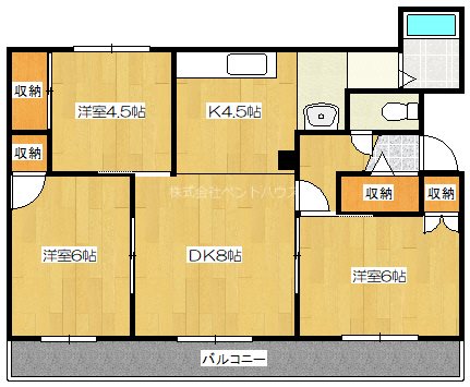 ヴィラナリー釧路 間取り図