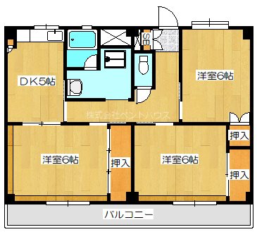ヴィラナリー月岡 間取り図
