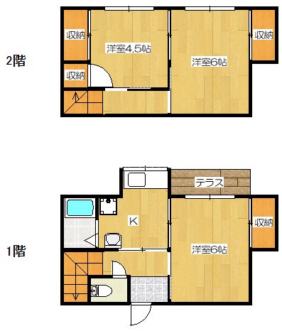 ヴィラナリー米原 間取り図