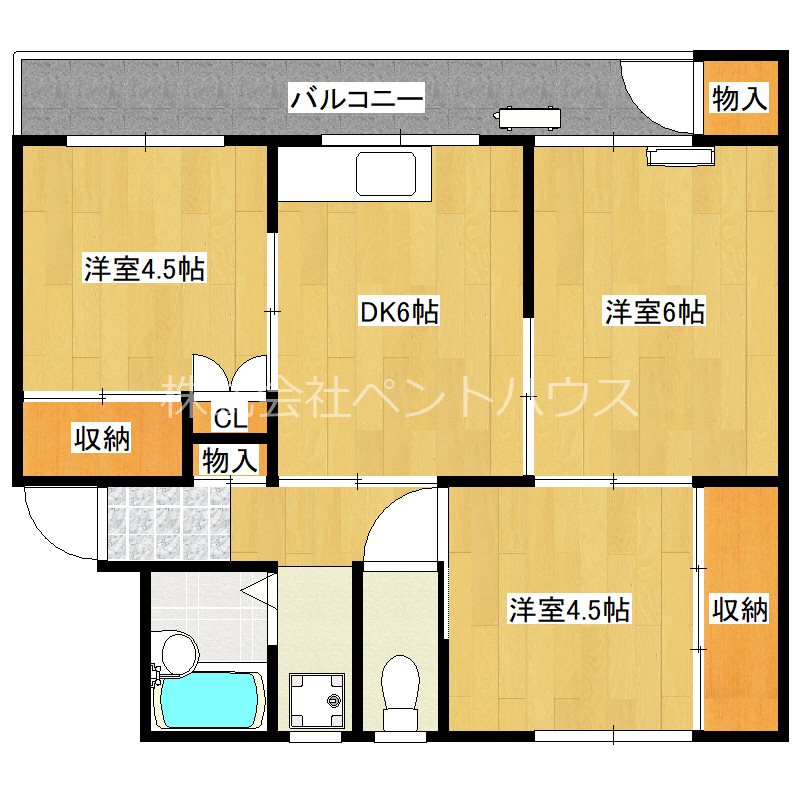 ヴィラナリー上越Ⅴ 間取り図