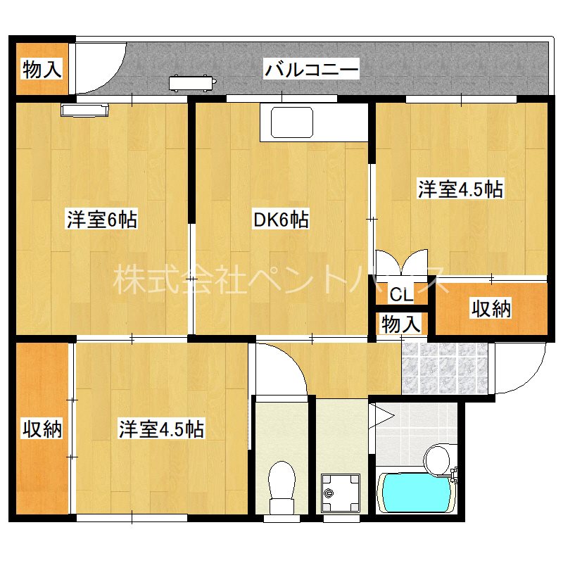 ヴィラナリー上越Ⅴ 間取り図