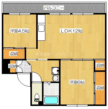 ヴィラナリー菅内 間取り図