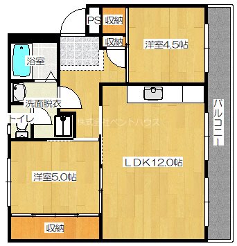 ヴィラナリー屋島 間取り図