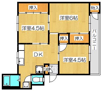 ヴィラナリー秋葉 間取り図