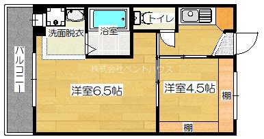 ヴィラナリー雲雀ヶ丘 間取り図