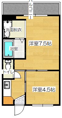ヴィラナリー備前 間取り図