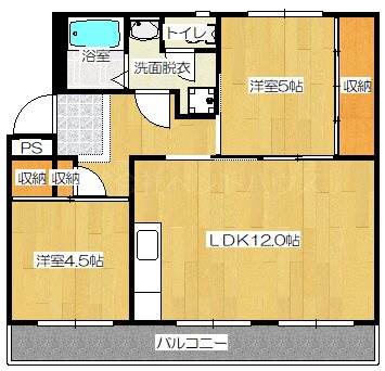 ヴィラナリー千代田 間取り図