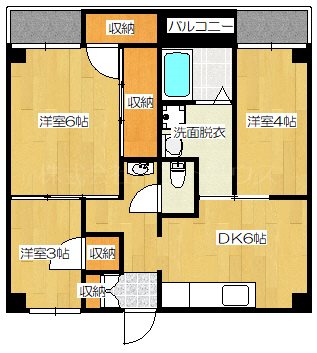 ヴィラナリー水呑 間取り図