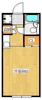 ヴィラナリー旭川A号棟 間取り図