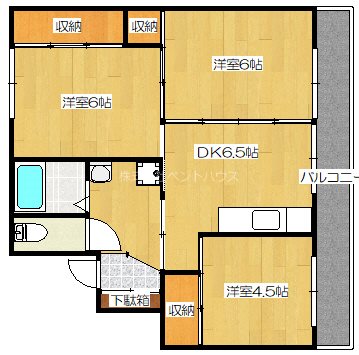 ヴィラナリー御所 間取り図