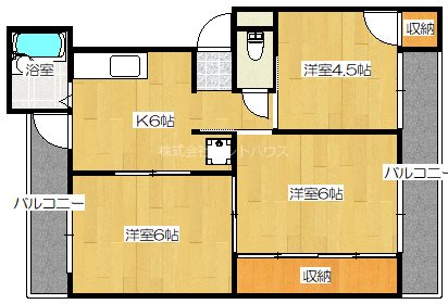 ヴィラナリー御所Ⅱ 間取り図