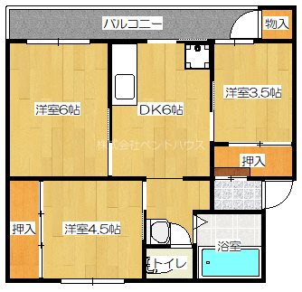 ヴィラナリー新発田 間取り図
