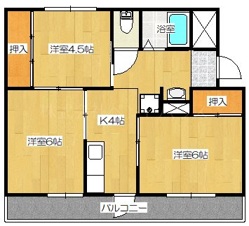 ヴィラナリー津 間取り図