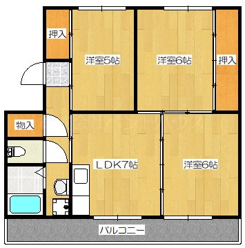 ヴィラナリー稚内 間取り図
