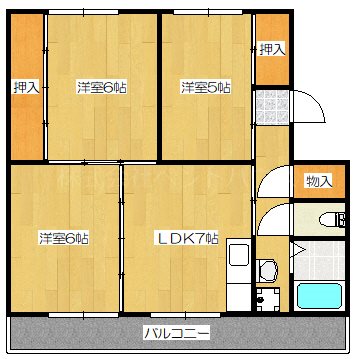 ヴィラナリー稚内 間取り図